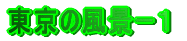 東京の風景ー１